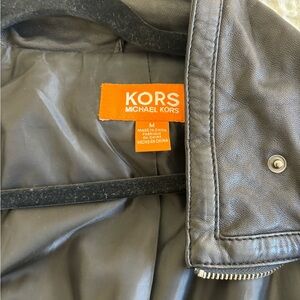Michael kors leather jacket